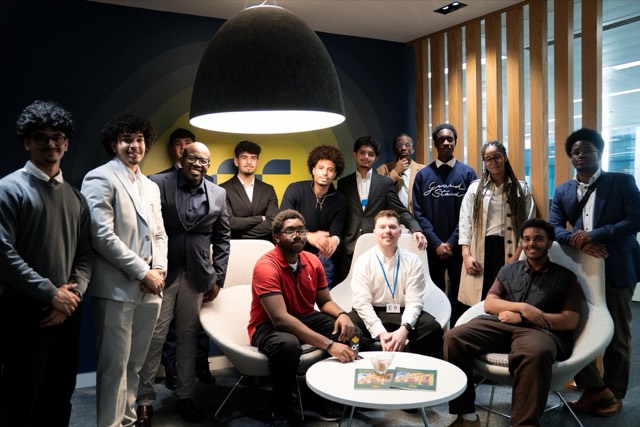 LEAF students at a corporate insight day