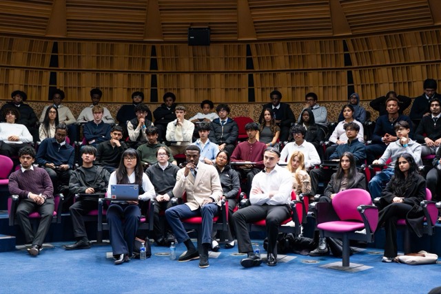 A packed auditorium at a LEAF event
